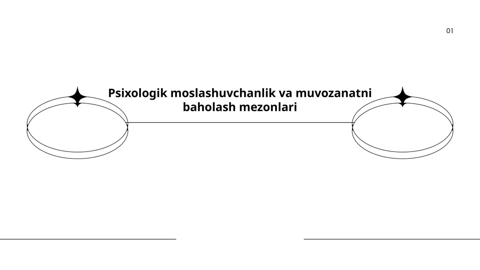 Psixologik moslashuvchanlik va muvozanatni baholash mezonlari