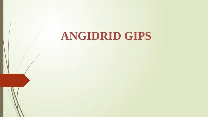 Angidrid gips