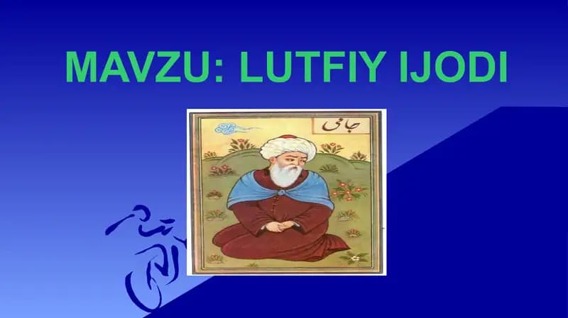 LUTFIY IJODI