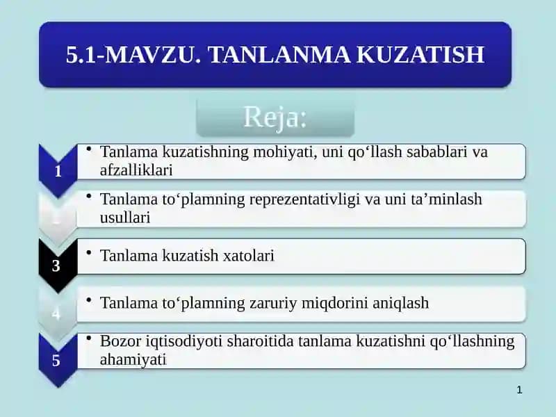 TANLANMA KUZATISH