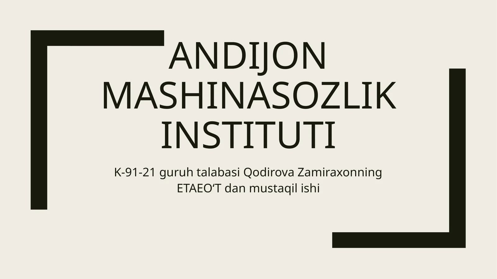 Elektr apparatlari va avtomatlashtirish vositalarining klassifikatsiyasi