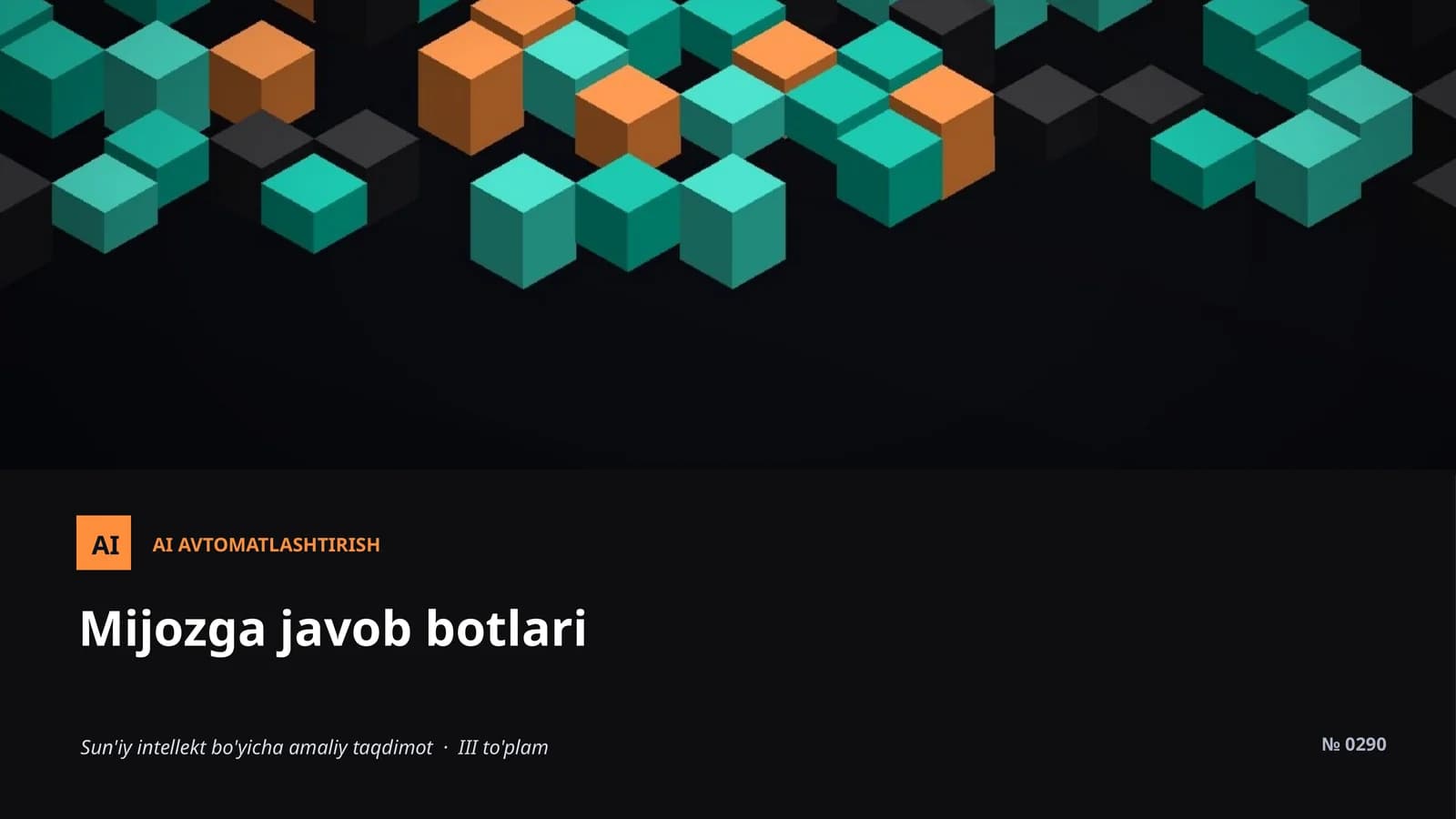 AI AVTOMATLASHTIRISH