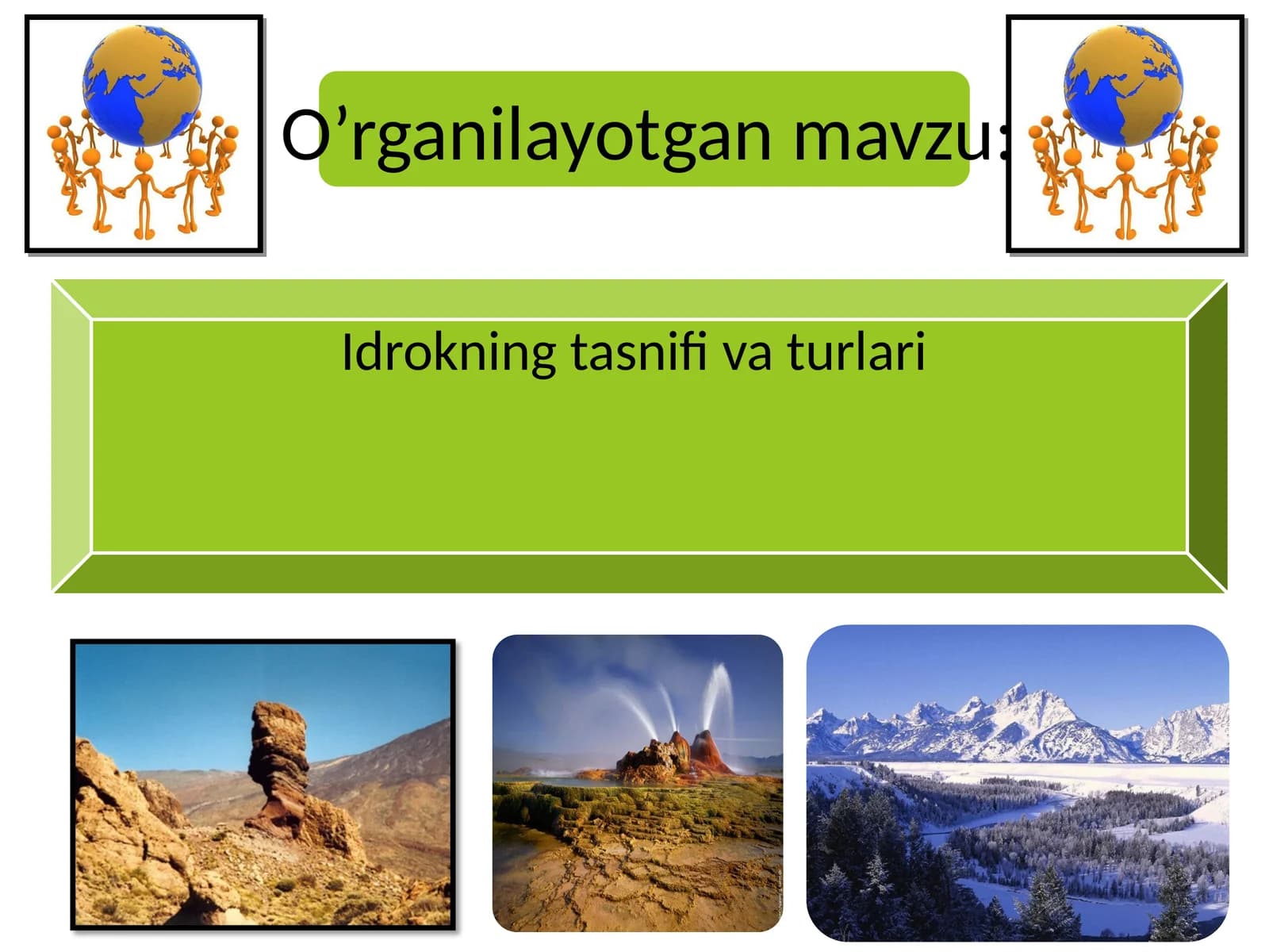 Idrokning tasnifi va turlari