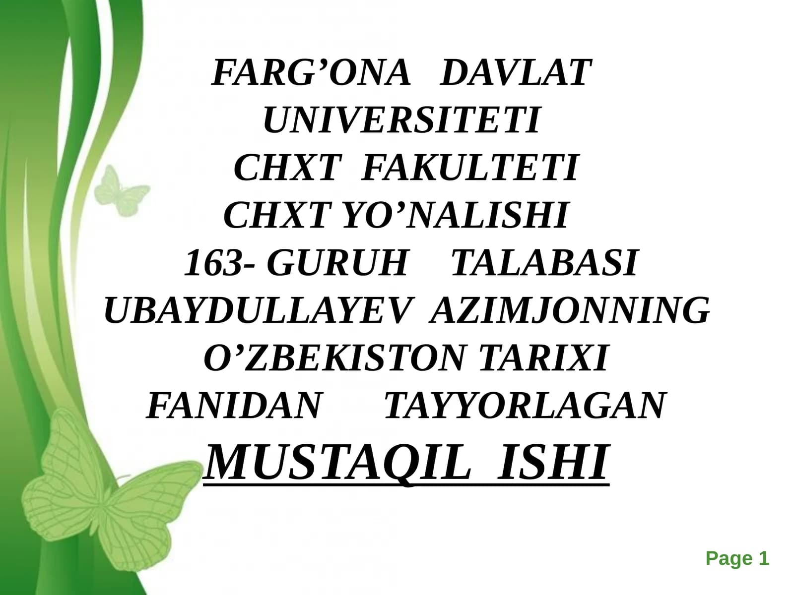Turkiston jadidlarining auliygarisurgang'oyalar, marifiy qarashlar va uning mazmun mohiyati