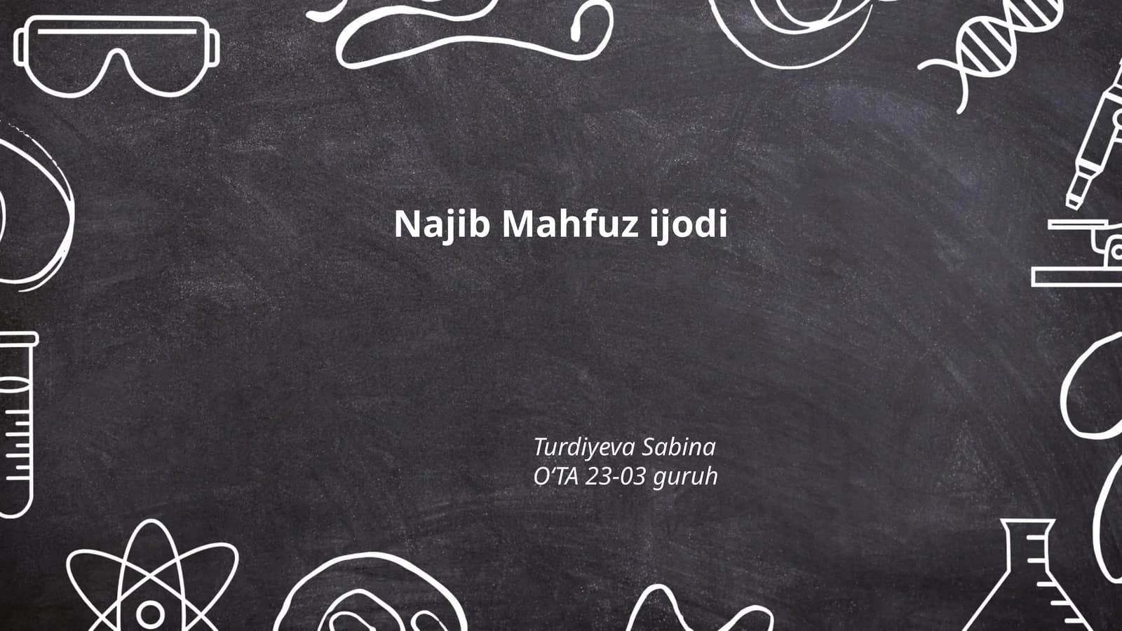 Najib Mahfuz ijodi