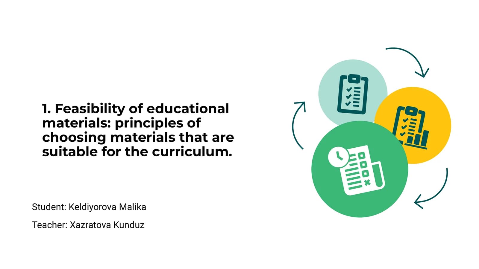 Feasibility of Educational Materials
