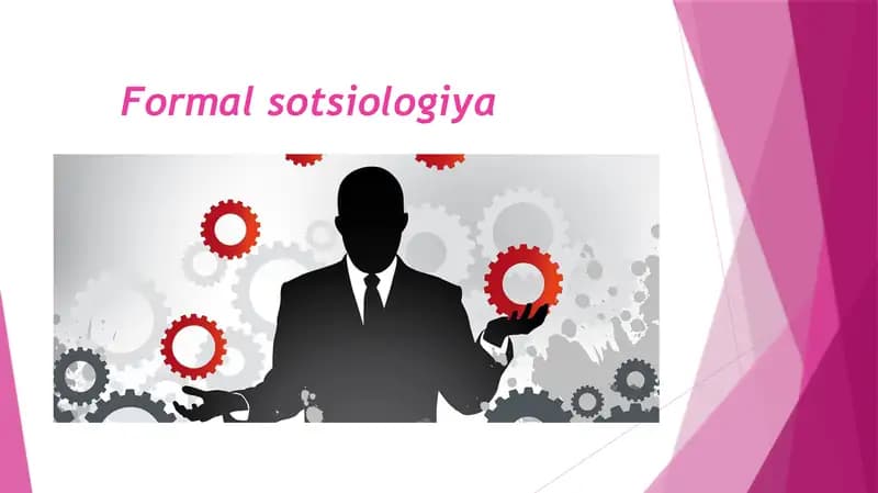 Formal Sotsiologiya