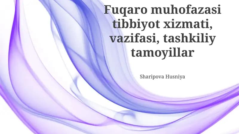 Fuqaro muhofazasi tibbiyot xizmati, vazifasi, tashkiliy tamoyillar