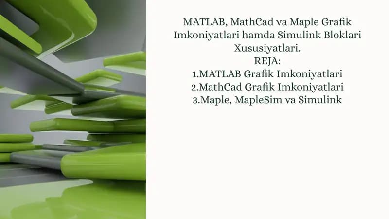 MATLAB Grafik Imkoniyatlari