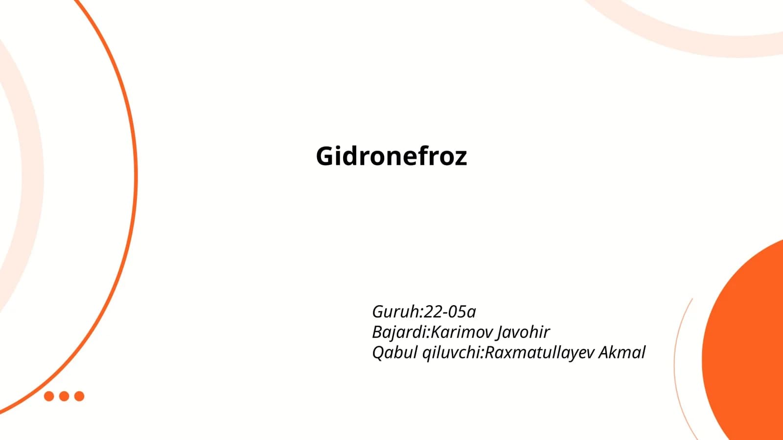Gidronefroz
