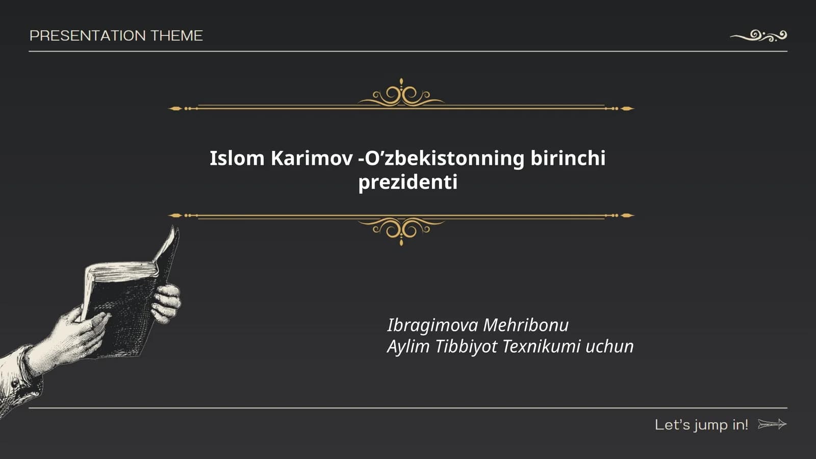 Islom Karimov -O’zbekistonning birinchi prezidenti