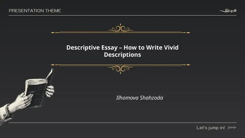 Tasviriy esse nima va uning maqsadi