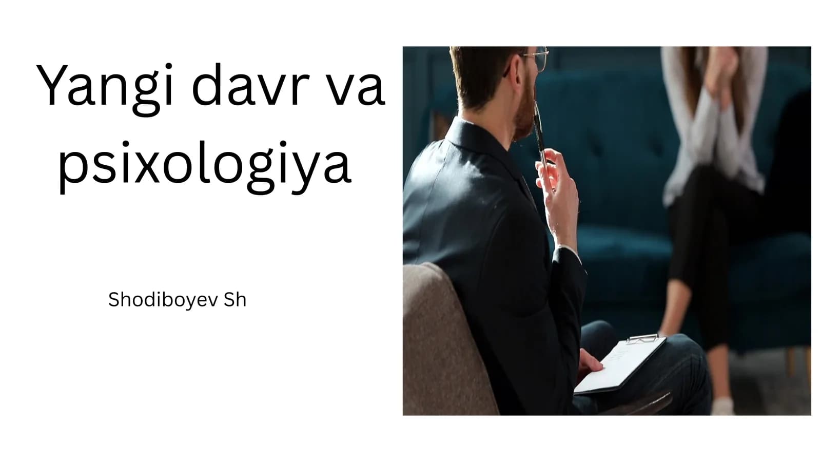Yangi davr va psixologiya