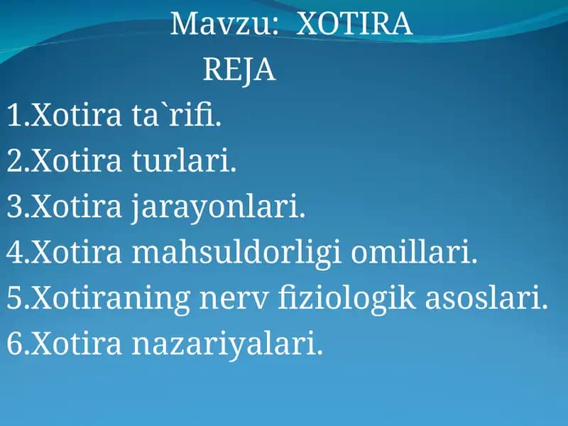 Xotira