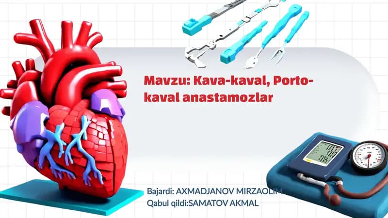Kava-kaval, Porto-kaval anastamozlar