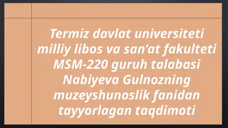 Fransiya va Germaniya muzeylari