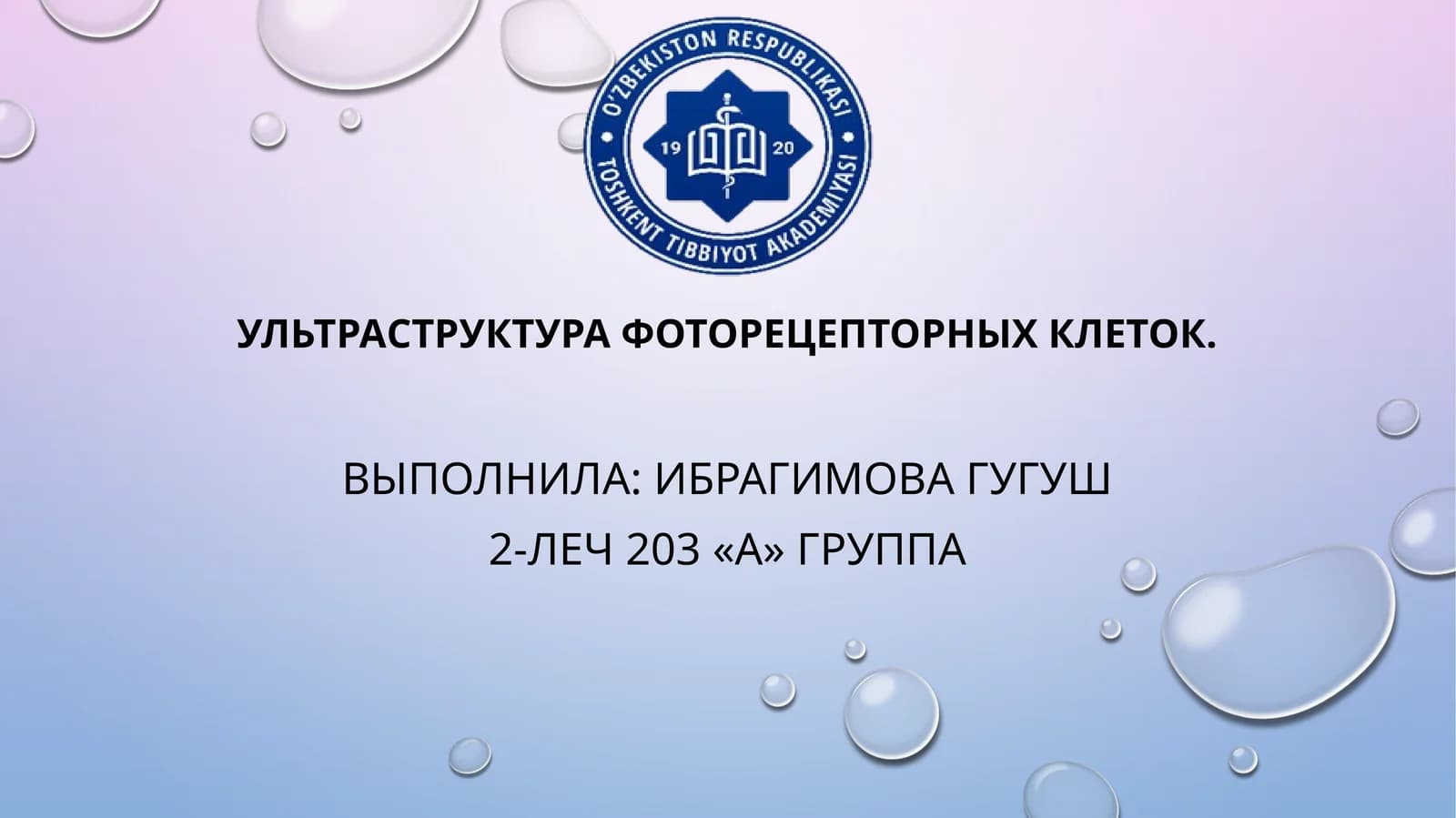 Ультраструктура фоторецепторных клеток