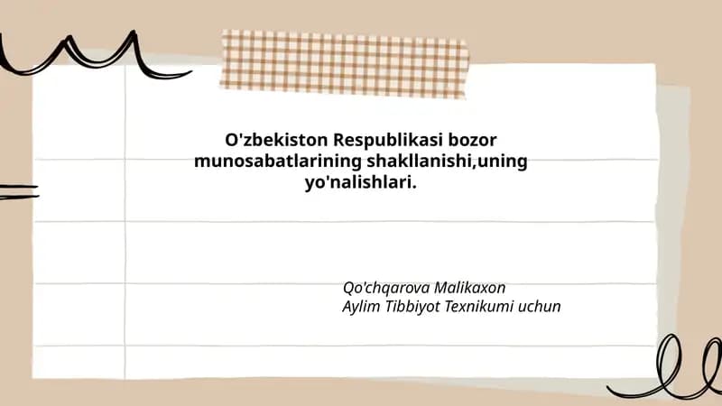 MalikaxonAylim Tibbiyot Texnikumi