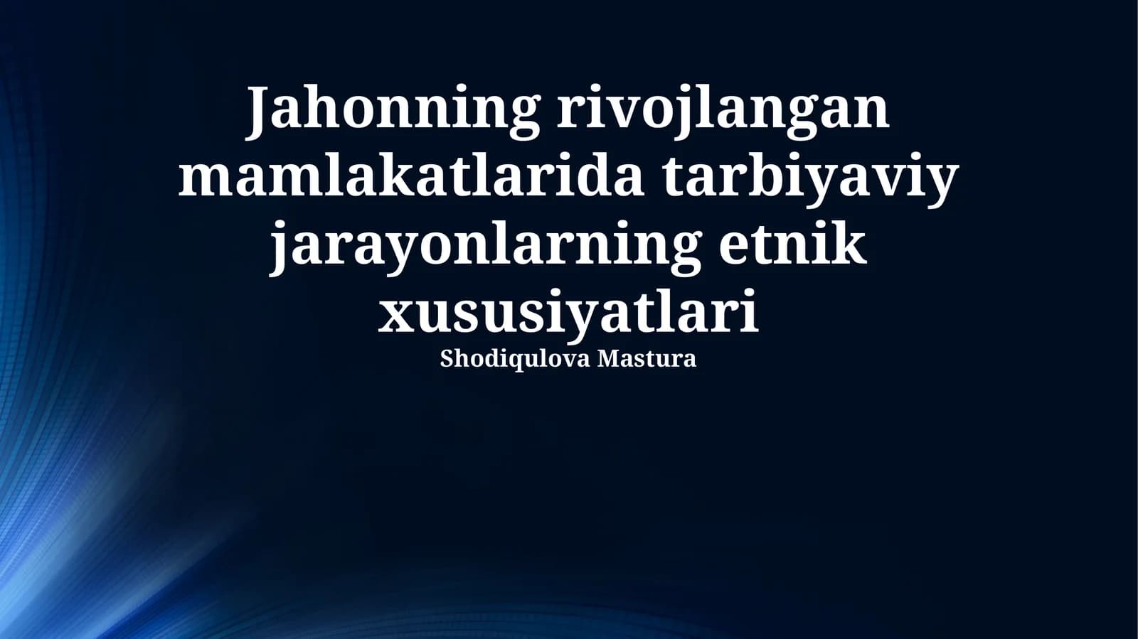 Etnik xilma-xillik va ta'lim siyosati: Tarixiy kontekst va evolyutsiya