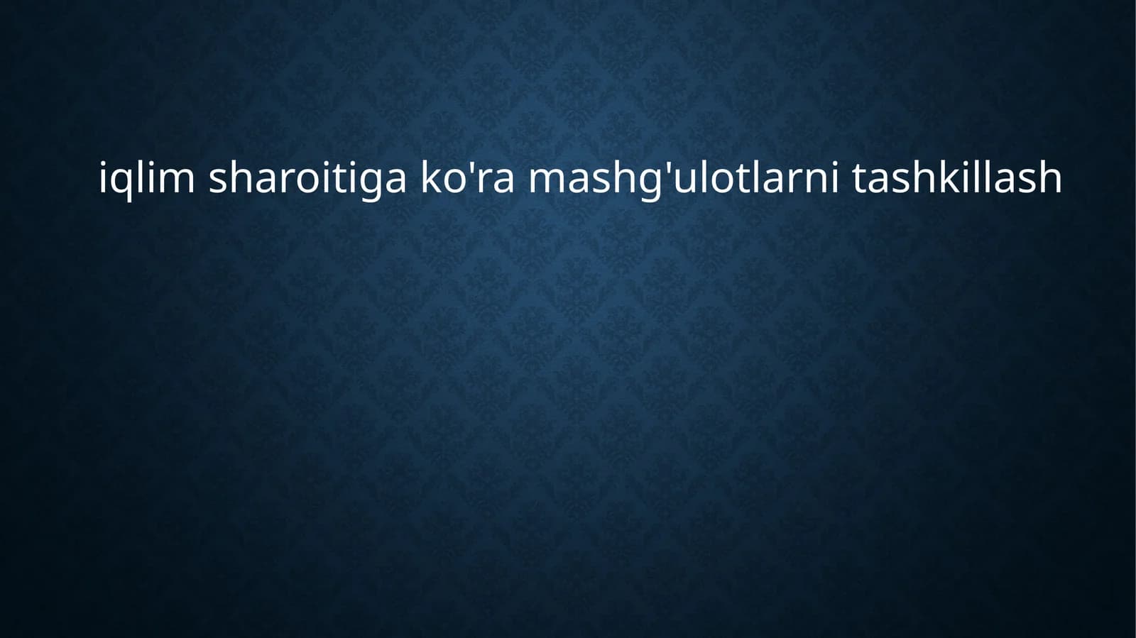 Maktabgacha yoshdagi bolalar jismoniy tarbiya nazariyasi