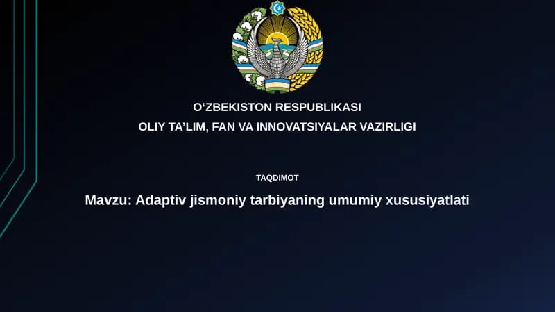 Adaptiv jismoniy tarbiya