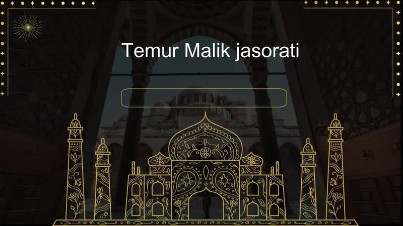 Temur Malik jasorati