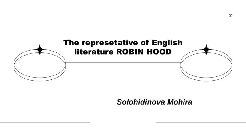 The represetative of English literature ROBIN HOOD