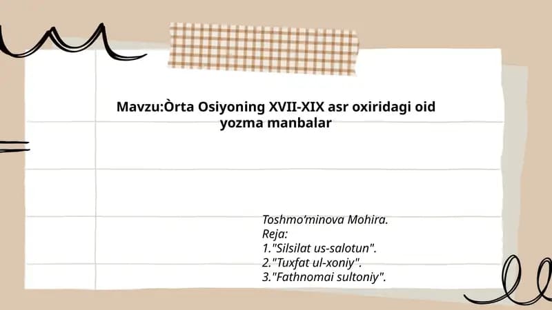 Toshmo‘minova Mohira