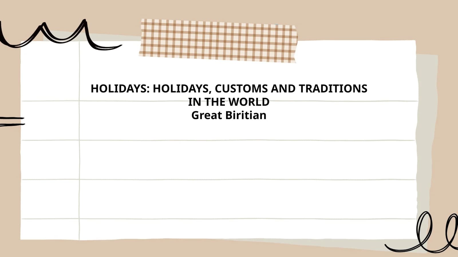 Christmas Celebrations in Great Britain