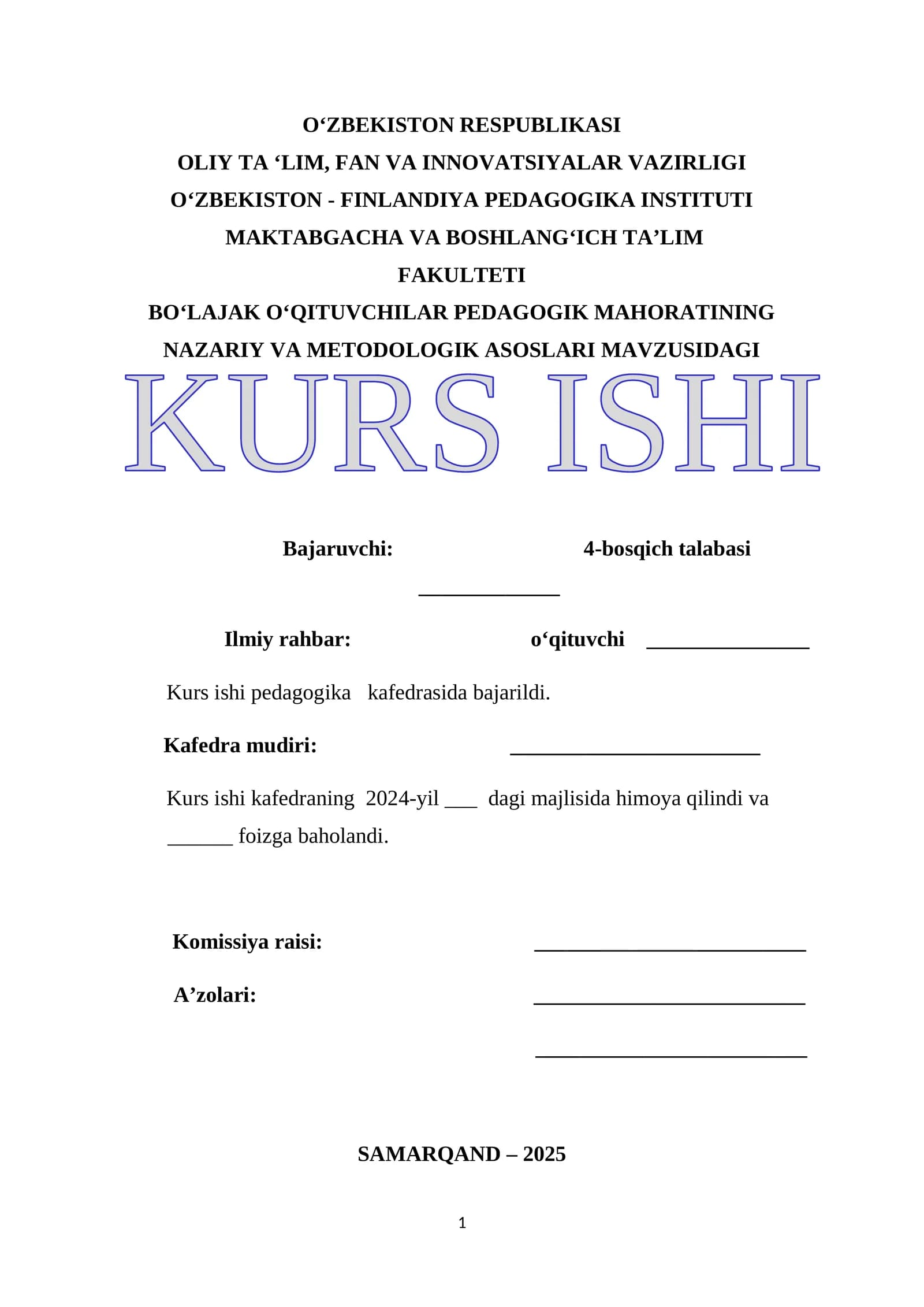 Bobur Shaxsiyatining Pedagogik Qarashlari