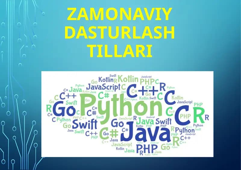 Zamonaviy dasturlash tillari