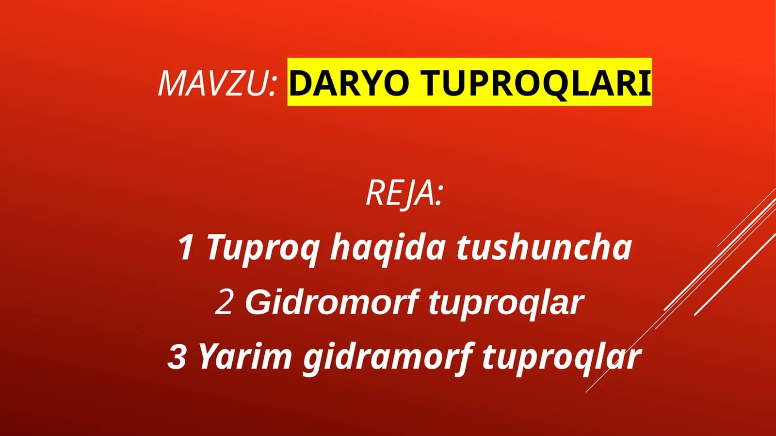 DARYO TUPROQLARI