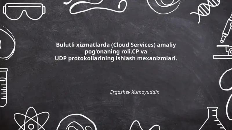Bulutli xizmatlarda (Cloud Services) amaliy pog'onaning roli