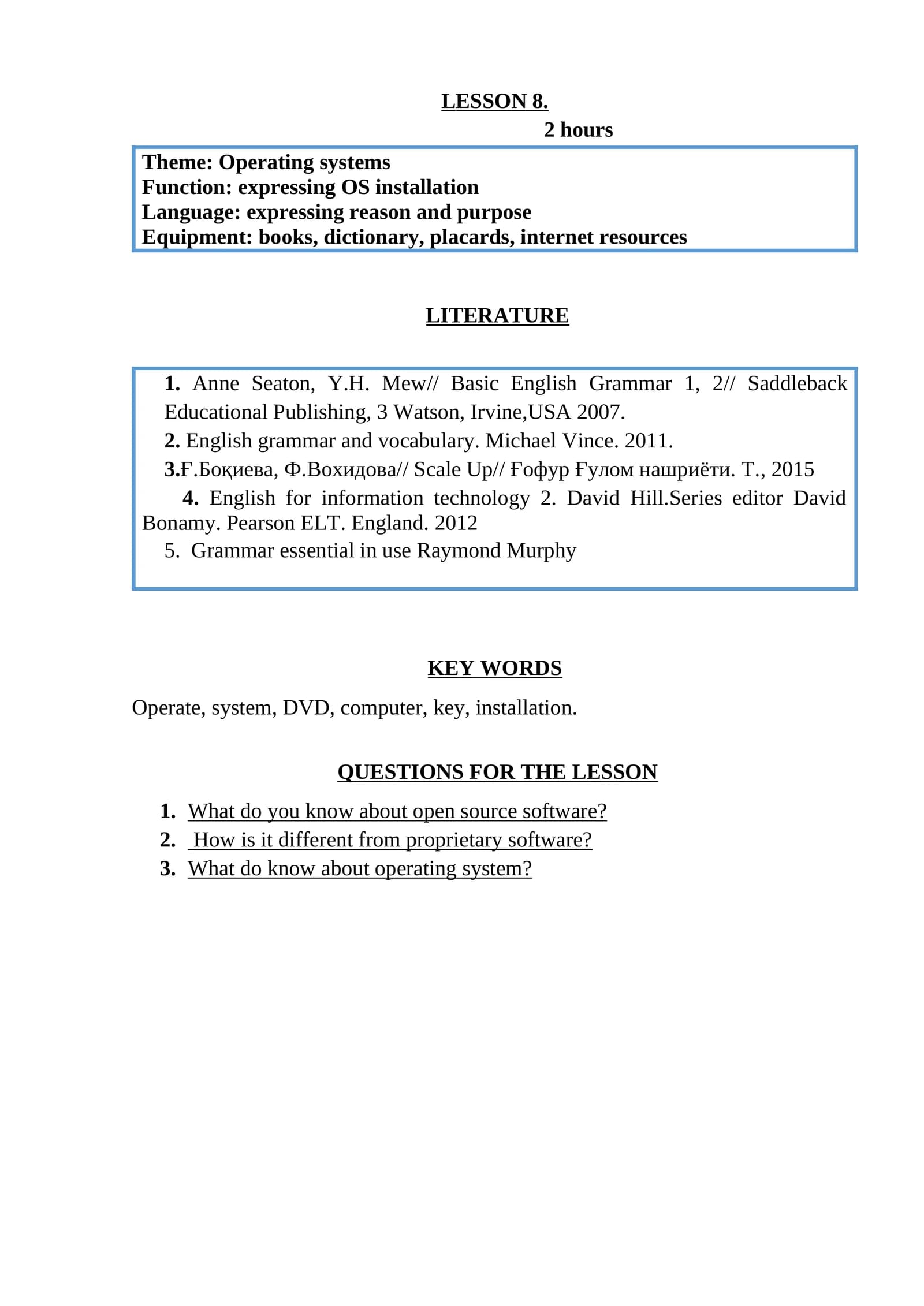 Operating systems