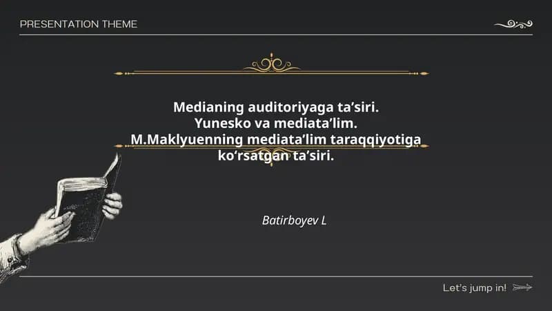 Medianing auditoriyaga ta'siri