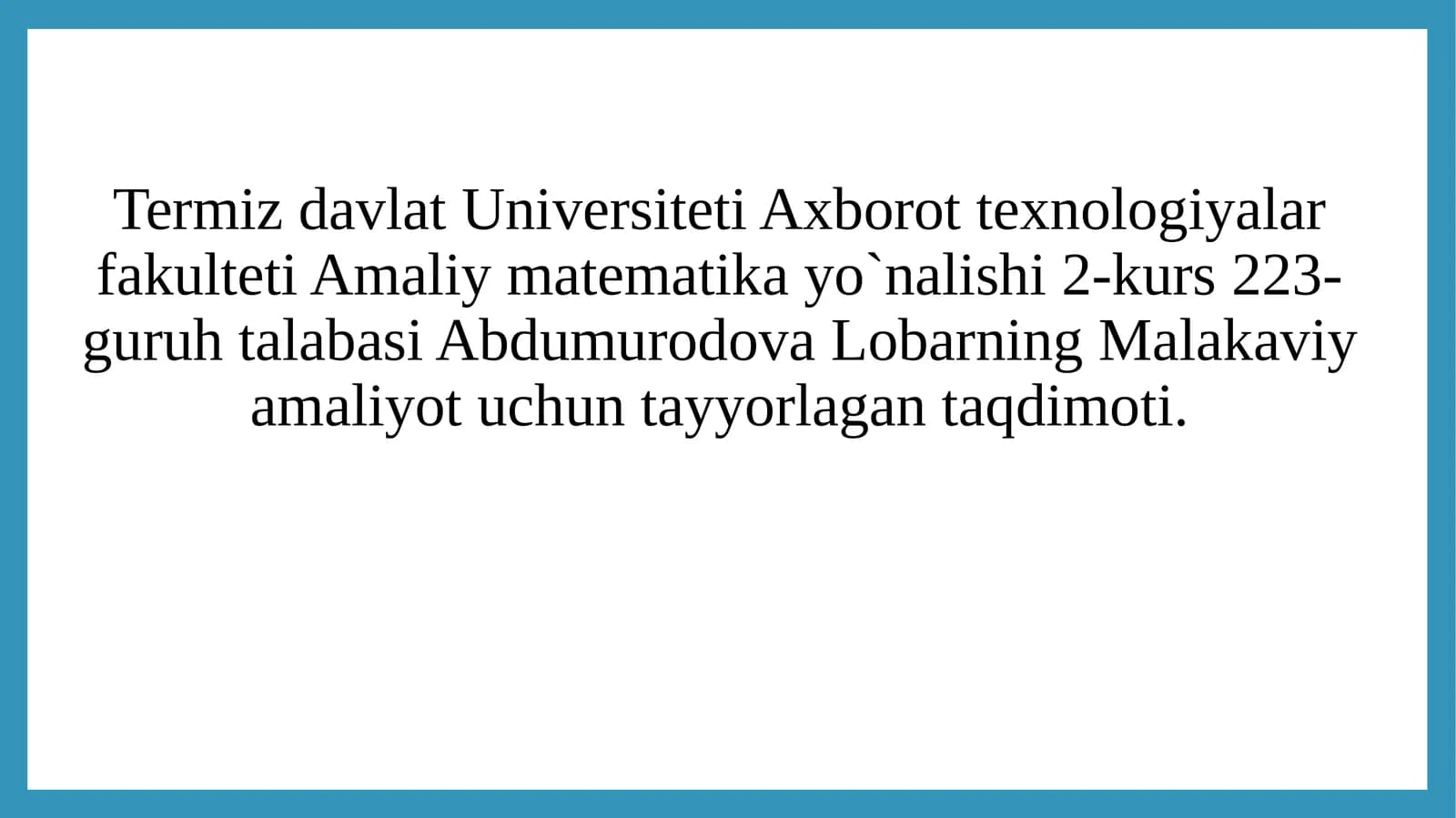 Kompyuter tarmoqlari va ulardan foydalanish