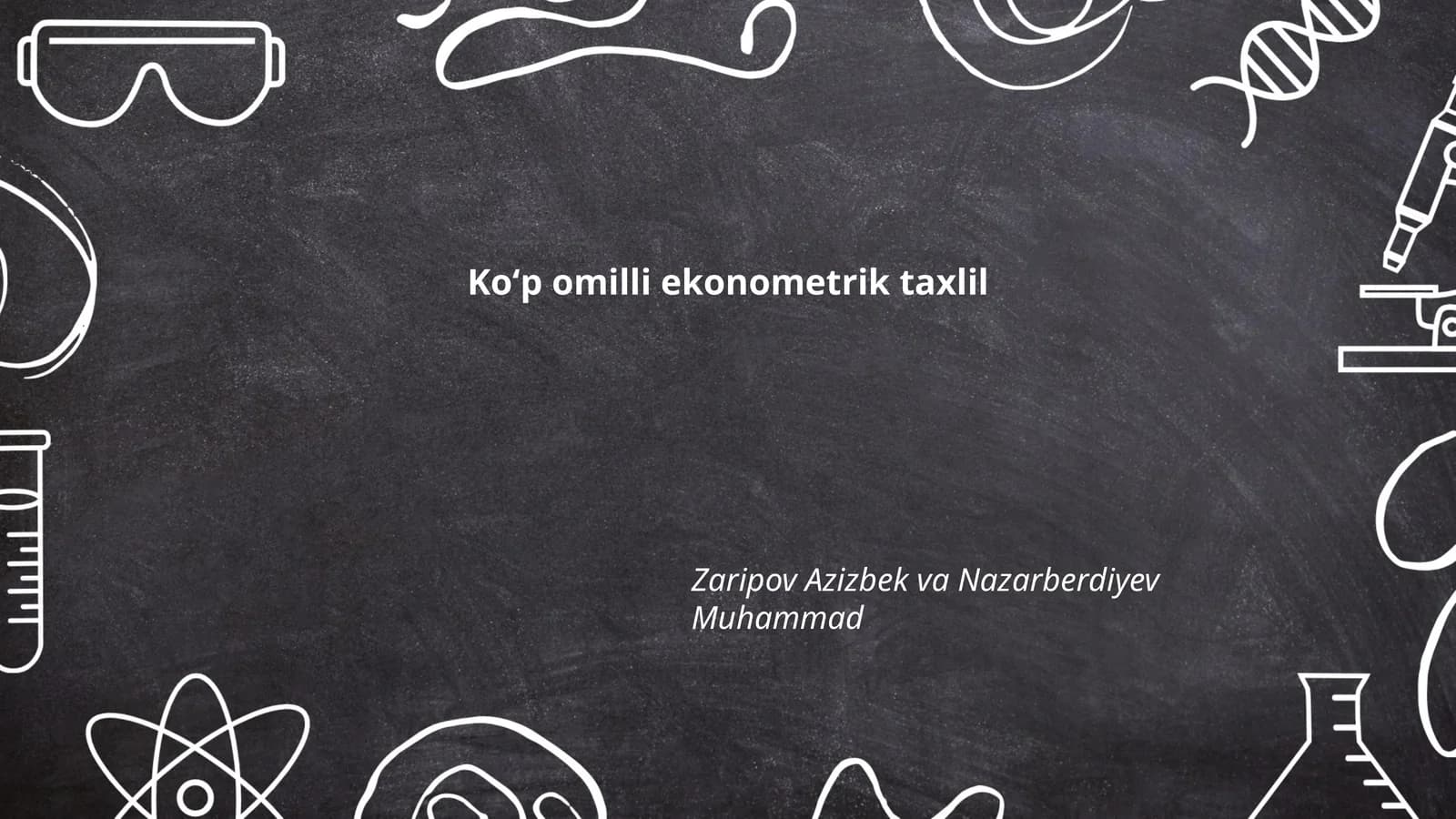 Koʻp omilli ekonometrik taxlil