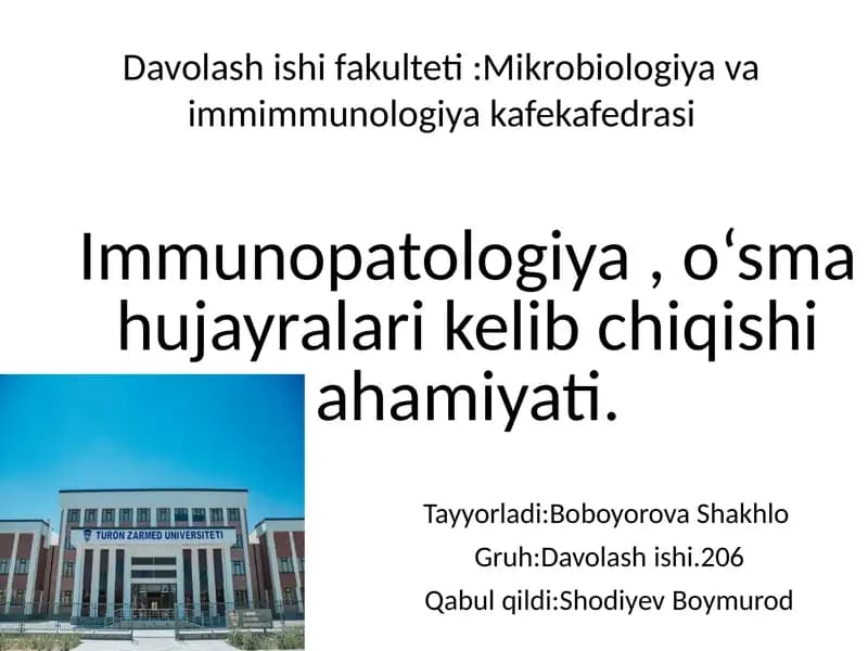 Immunopatologiya