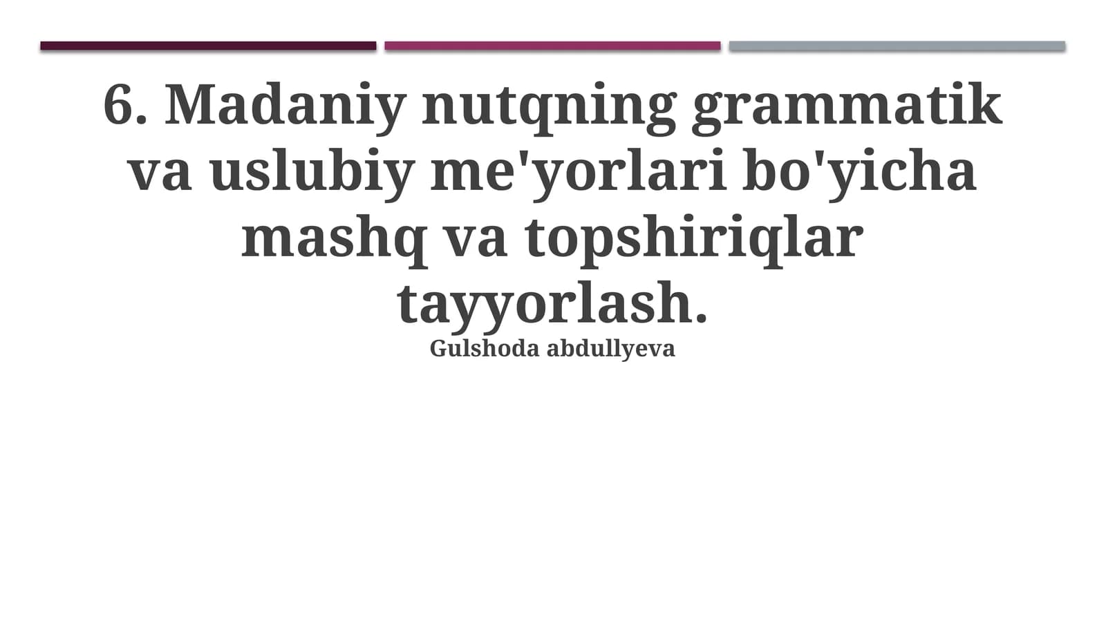 Madaniy nutqning grammatik va uslubiy me'yorlari