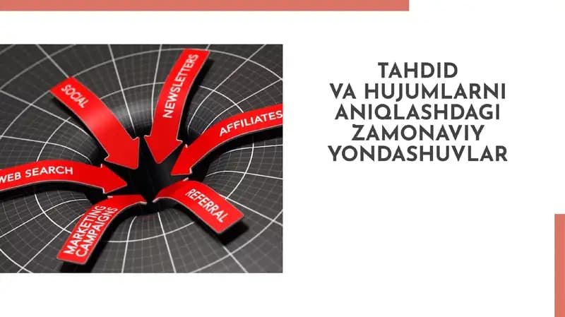 TAHDID VA HUJUMLARNI ANIQLASHDAGI ZAMONAVIY YONDASHUVLAR