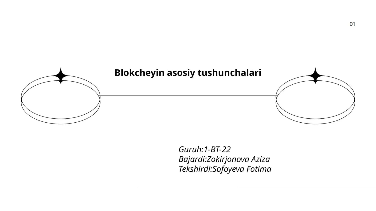 Blokcheyin asosiy tushunchalari