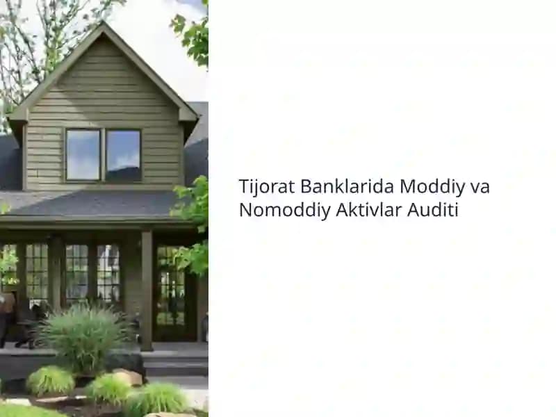 Tijorat Banklarida Moddiy va Nomoddiy Aktivlar Auditi