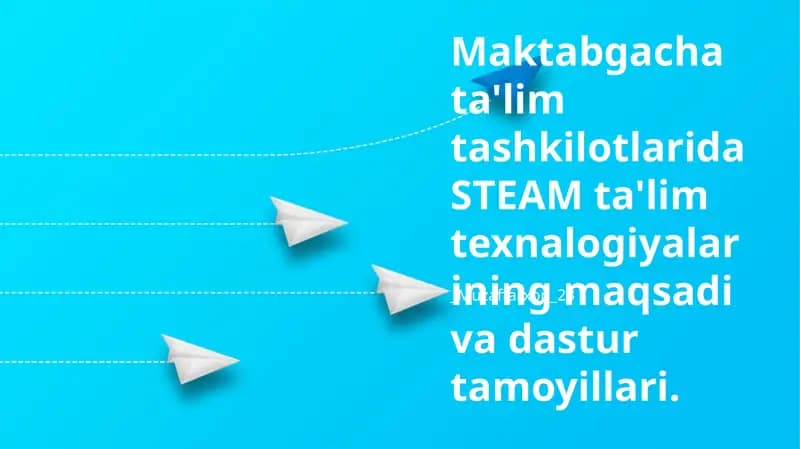 STEAM Ta'limi ga Kirish