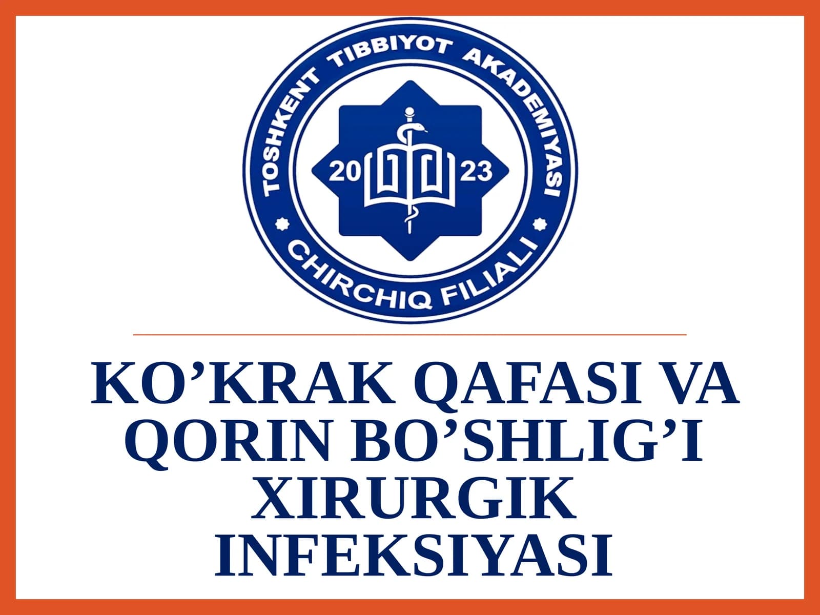 Xirurgik infeksiyasi