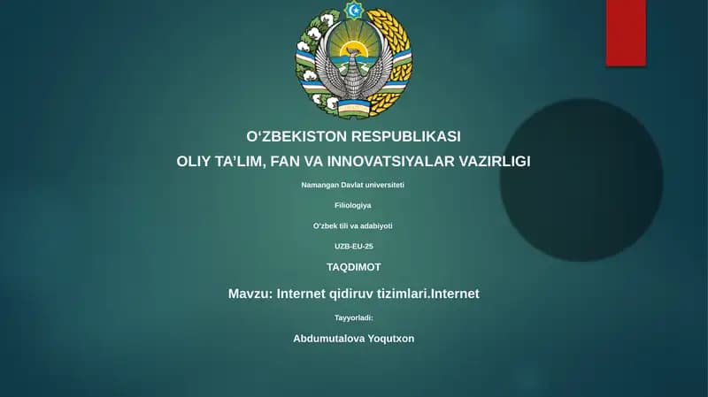Internet qidiruv tizimlari