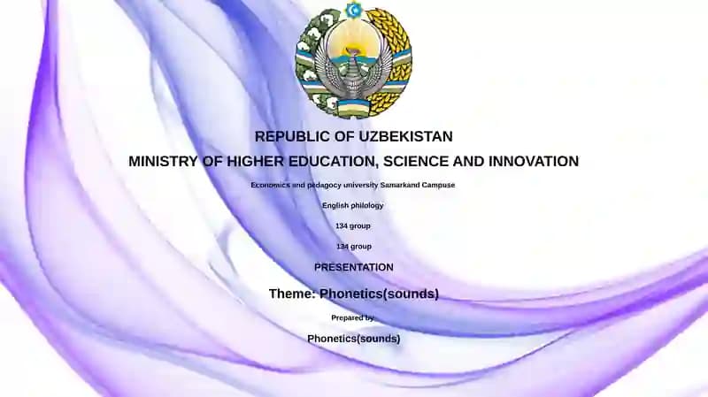 English philology presentation