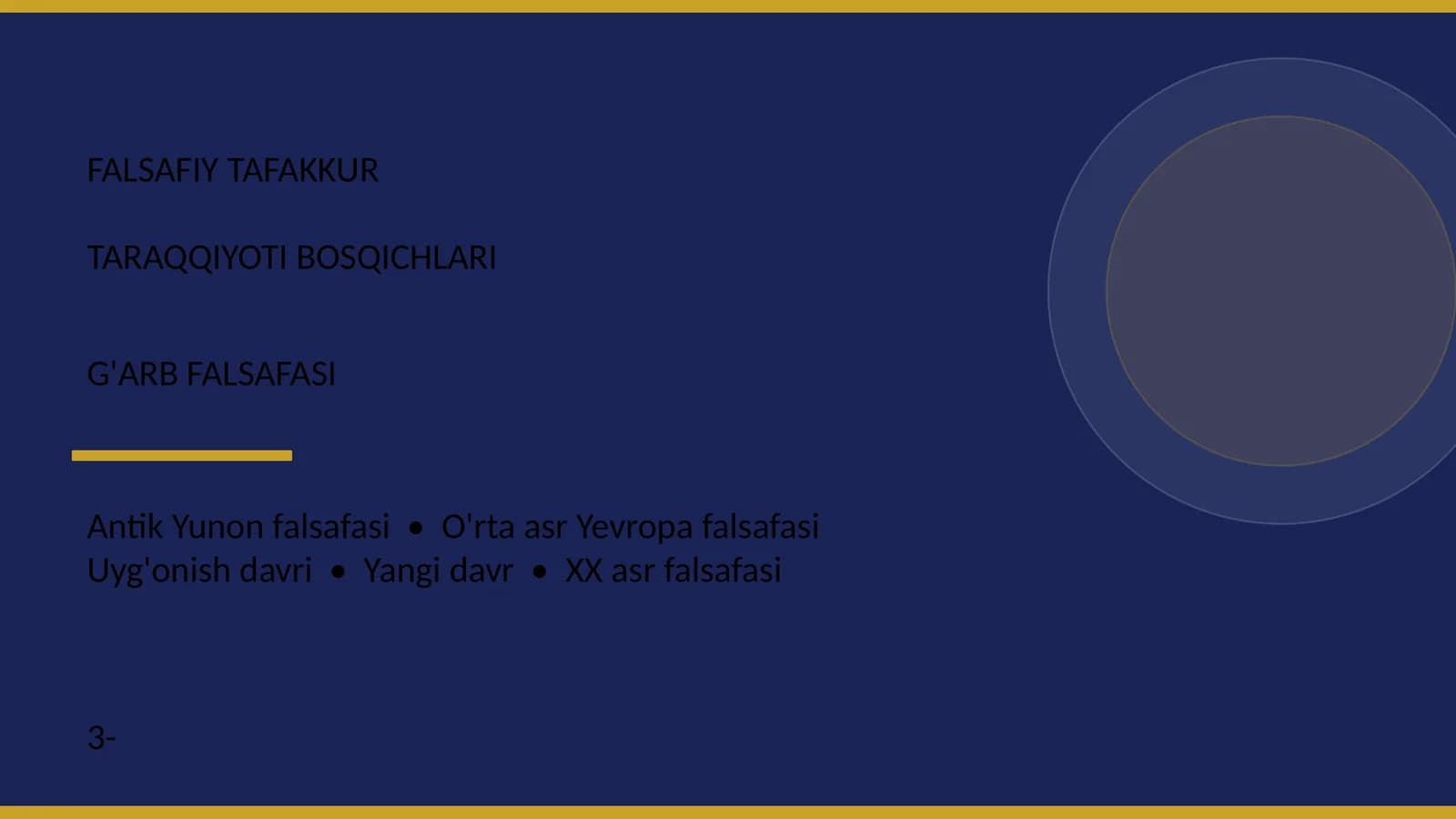 MAVZU REJASI