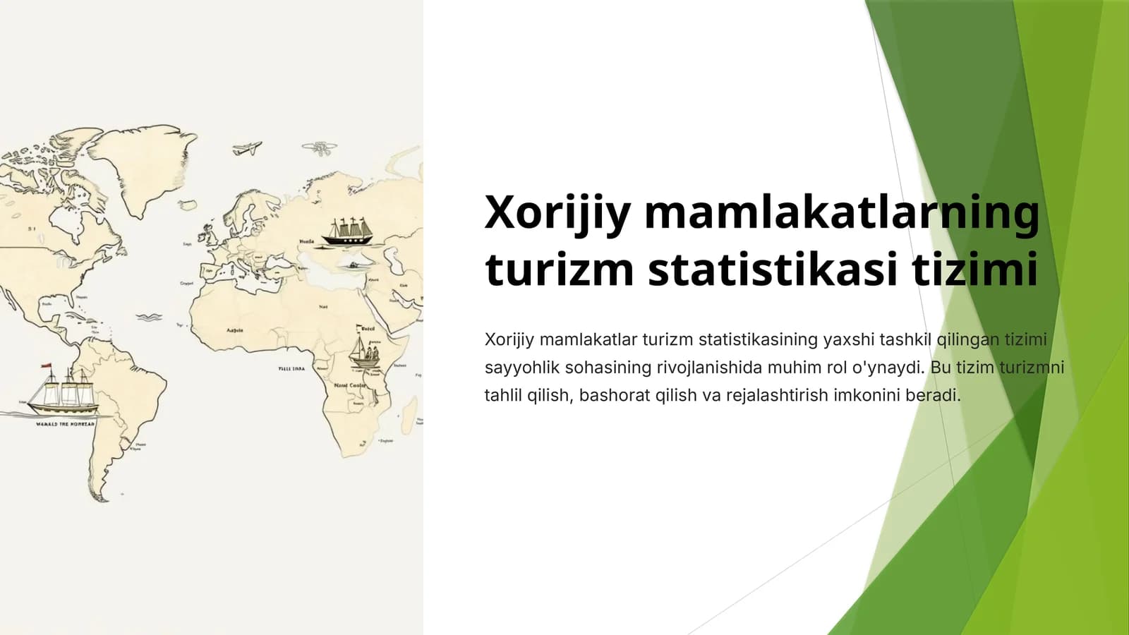 Xorijiy mamlakatlarning turizm statistikasi tizimi