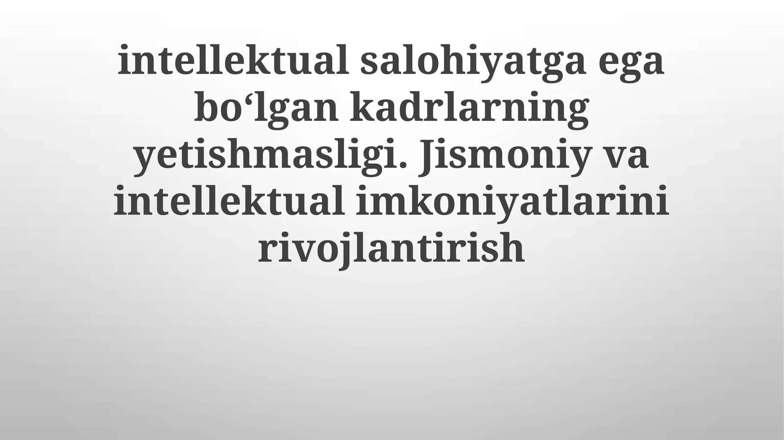 Aqlli xodimlar yetishmasligi: Qobiliyatni oshirish uchun o'qitish va rivojlantirish dasturlariga investitsiya qiling