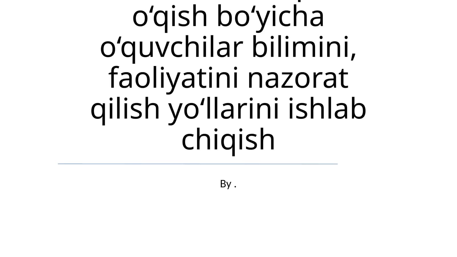 Mavjud monitoring usullaridagi qiyinchiliklar